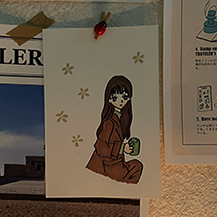 カフェラテのイラスト